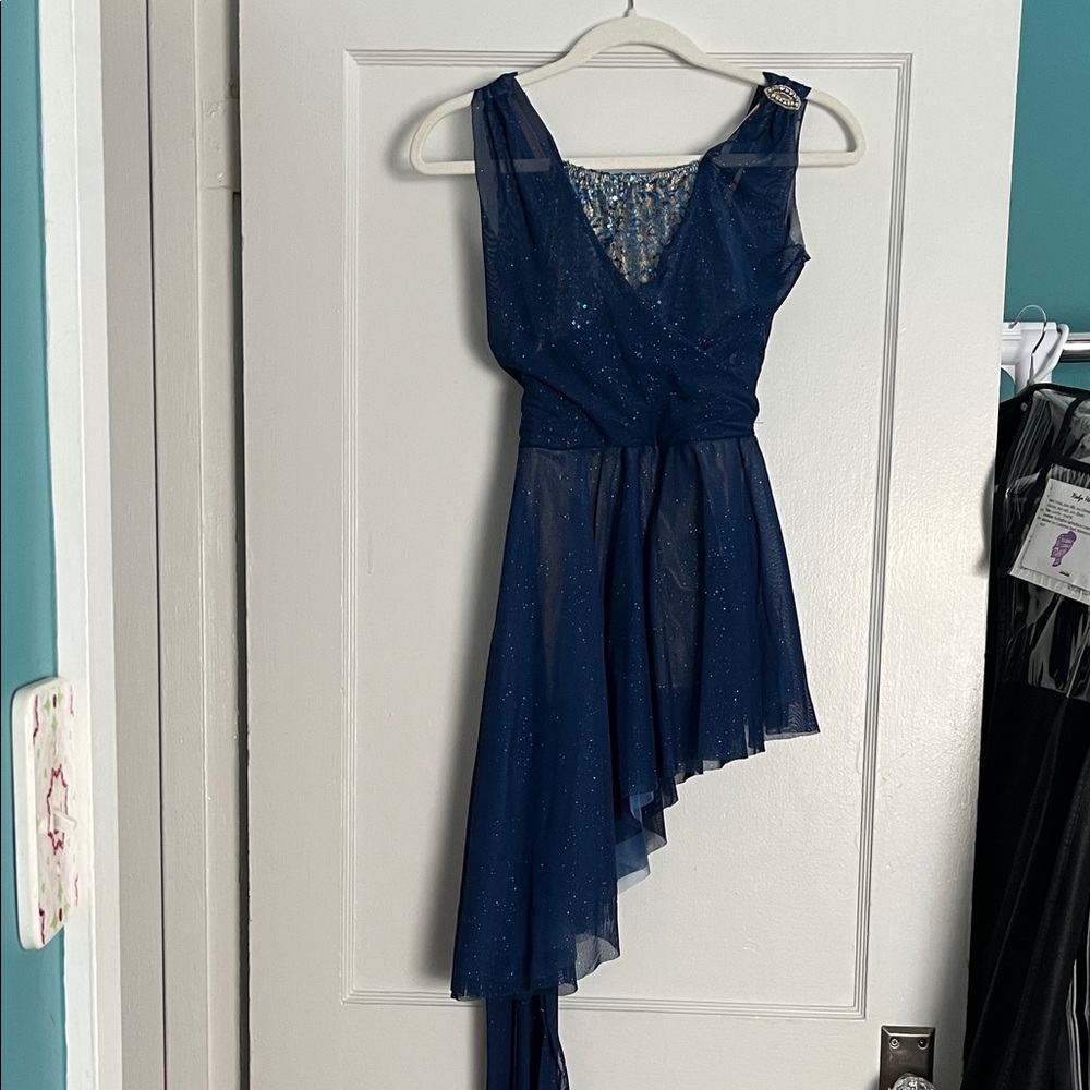 NEW Revolution dance, contemporary costume  Elegant Blue